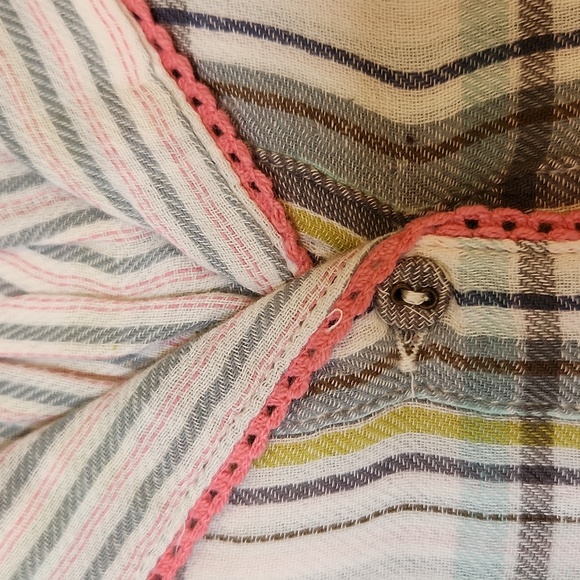 Sundance Plaid Pajama Flannel Button Front Shirt NWT New in Package Sm & Med - Picture 11 of 13